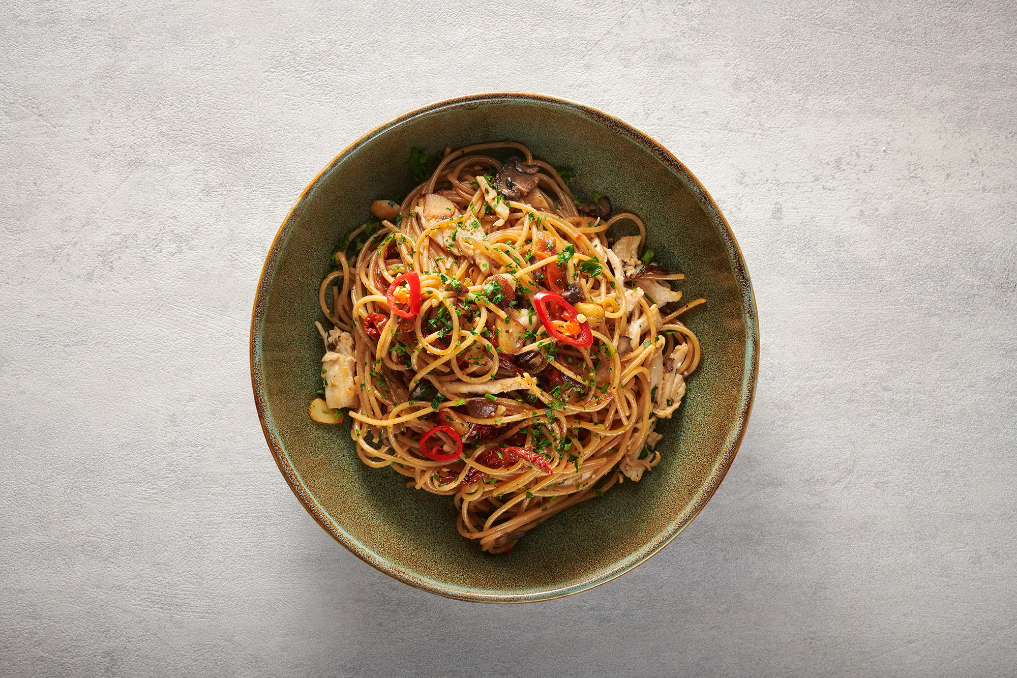 Con pollo pasta